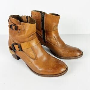Dolce Vita women's brown boot buckles heeled bootie size 9.5